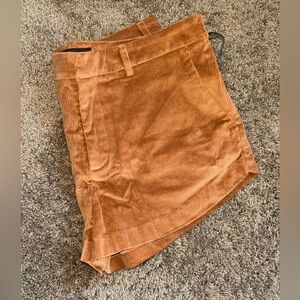 Lioness Tan Corduroy Shorts